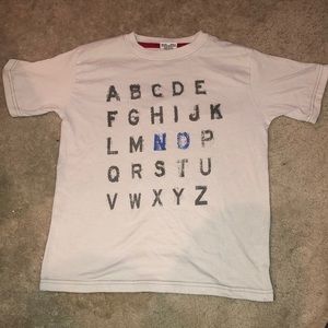 Alphabet T-shirt Mish Mish Size 7